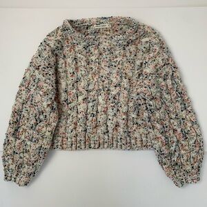 Moon & Madison Confetti Chunky Knit Sweater
